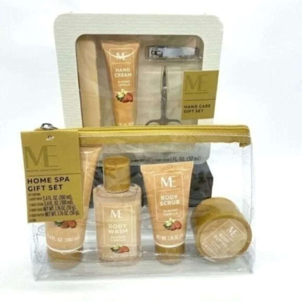 Bath & Body Gift Set & Hand Care Gift Set Almond Vanilla New